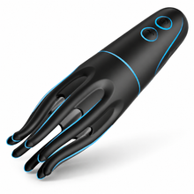 Laden Sie das Bild in den Galerie-Viewer, Elektro Schock Penis Trainer Vibrator mit 10 Vibrationsmodi &amp; 6 Elektrostimulation