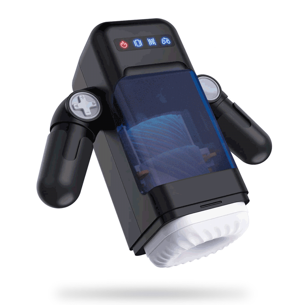 10 Stoßen Automatische Vagina Vibration Masturbation Tasse, 10 Vibrationsmodi, steigern Sie Ihre Libido bis an die Grenze, 42° Wärme, erleben Sie die echte vaginale Temperatur