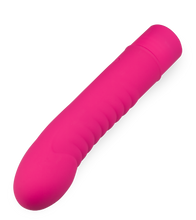 Laden Sie das Bild in den Galerie-Viewer, 13 cm langer Vibrator mit gerilltem Schaft