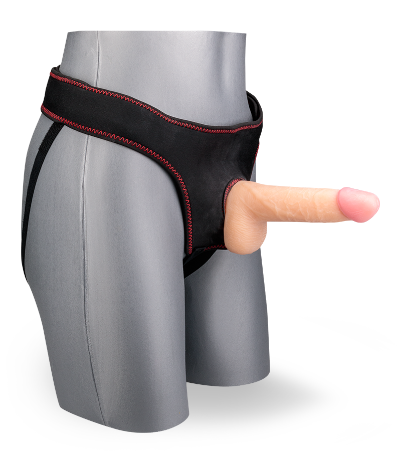 18 cm langer realistischer Umschnalldildo