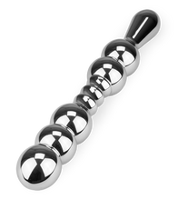 Laden Sie das Bild in den Galerie-Viewer, 19,5 cm langer Dildo mit 5 Kugeln