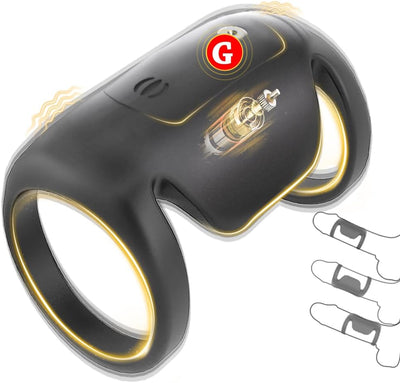 2 IN 1 Elektrischer Penistrainer Vibrator Masturbator mit 10 Kraftvollen Vibrationsmodi