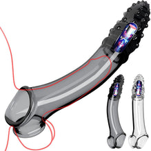 Laden Sie das Bild in den Galerie-Viewer, Elektrischer Realistisch Penishülle mit Leistungsstarke Einzelfrequenz Vibration