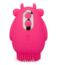 Laden Sie das Bild in den Galerie-Viewer, 2-in-1-Stimulator mit Druckwellen und Vibration Crazy Cow