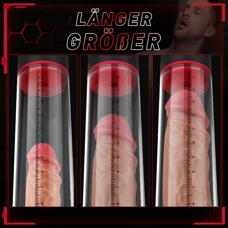 2 IN1 9 Vibration 3 Saugmodi Penispumpe S-HANDE