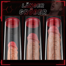 Laden Sie das Bild in den Galerie-Viewer, 2 IN1 9 Vibration 3 Saugmodi Penispumpe S-HANDE
