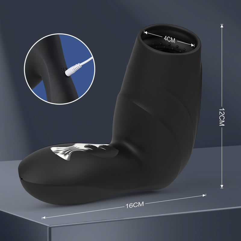 Blowjob Training Eichel Vakuumsaugen 10 Vibrationsfunktionen männliches Penistraining Masturbation