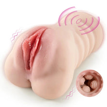Laden Sie das Bild in den Galerie-Viewer, 7 vibrierende realistische Vagina-Taschenmuschi 1KG