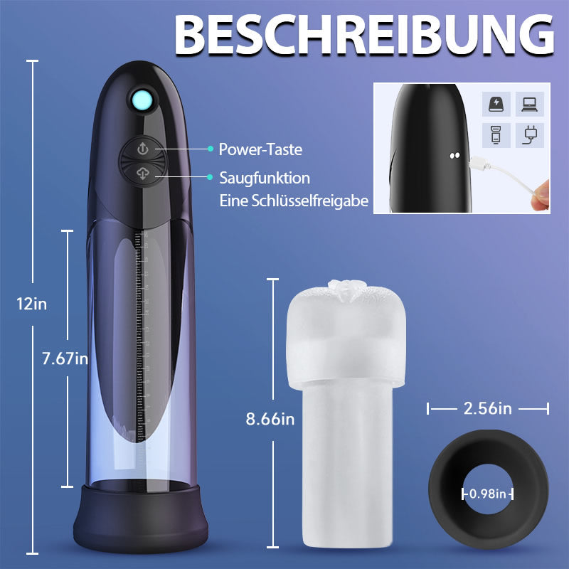 Water Samurai – Vakuumsauger mit superwasserdichter Peniserektion