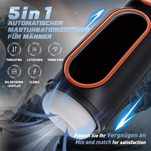 Laden Sie das Bild in den Galerie-Viewer, Aufgerüstet 10-Frequenz-Teleskop vibrierende Saugen Masturbation Tassen
