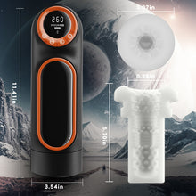 Laden Sie das Bild in den Galerie-Viewer, Aufgerüstet 10-Frequenz-Teleskop vibrierende Saugen Masturbation Tassen