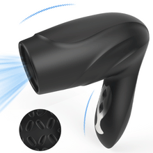 Laden Sie das Bild in den Galerie-Viewer, Blowjob Training Eichel Vakuumsaugen 10 Vibrationsfunktionen männliches Penistraining Masturbation