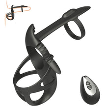 Laden Sie das Bild in den Galerie-Viewer, 12 Vibrating Wearable Erection Cock Ring with C &amp; G-Spot Stimulation for Couple Fun