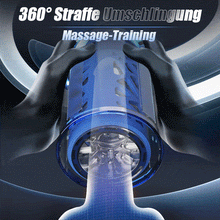 Laden Sie das Bild in den Galerie-Viewer, Bluesea 6 Bi-Directional Thrusting Rotation Masturbator mit Suction Base