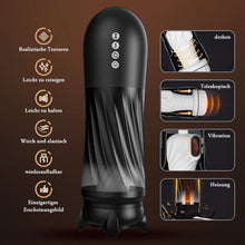 Laden Sie das Bild in den Galerie-Viewer, Rocket Cup Masturabtor 3 Rotierend 5 Vibrierend Dehnbar &amp; Heizen