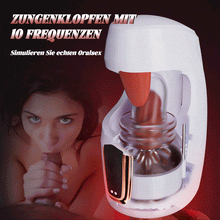 Laden Sie das Bild in den Galerie-Viewer, Blowjob Queen 10 Klopfen Stoßen männlicher Eichel-Trainingsstimulator