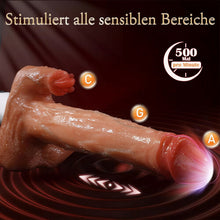 Laden Sie das Bild in den Galerie-Viewer, Sexmaschine, 90°, automatisch verstellbarer Vibrator mit 8 stoßenden, vibrierenden und leckenden Dildos