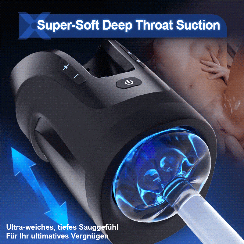 Leten- Thunder fleischiger teleskopischer vibrierender automatischer männlicher Masturbator Blowjob Stroker