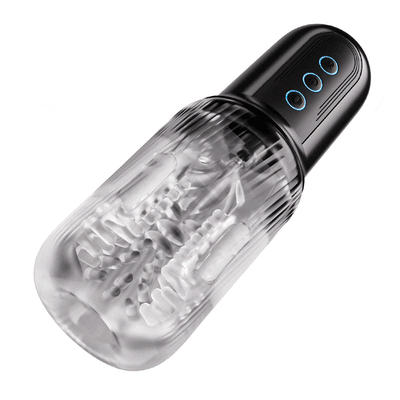 Sperma Jäger- 4 in 1 Deep Throat Trainer Master Auto & Manual Sucking Electric Masturbator