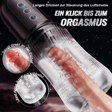 Laden Sie das Bild in den Galerie-Viewer, Sperma Jäger- 4 in 1 Deep Throat Trainer Master Auto &amp; Manual Sucking Electric Masturbator