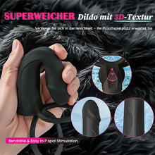 Laden Sie das Bild in den Galerie-Viewer, Anal-Analdildo zum Anschnallen für Paare mit vibrierendem Penisring