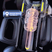 Laden Sie das Bild in den Galerie-Viewer, LETEN Masturbator mit 10 stoßenden Hochgeschwindigkeits und Telefonhalter