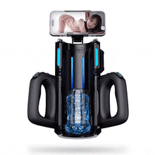 Laden Sie das Bild in den Galerie-Viewer, LETEN Masturbator mit 10 stoßenden Hochgeschwindigkeits und Telefonhalter