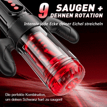 Laden Sie das Bild in den Galerie-Viewer, Terminator - Oral x Vagina！9 Stretching Swivelling 9 Lutschen mit Griff Männlicher Masturbator