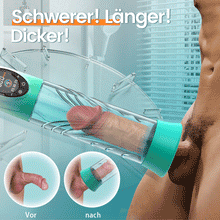 Laden Sie das Bild in den Galerie-Viewer, Green Pioneer – 4 Druckstufen und 9 Saugmodi – Wasser-Penispumpe mit LCD-Display