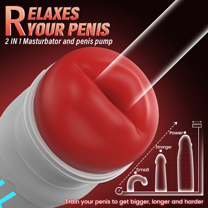 City Light - Saugender Mund Vibrierender männlicher Streichler