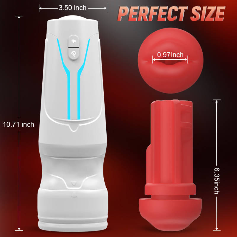 City Light - Saugender Mund Vibrierender männlicher Streichler