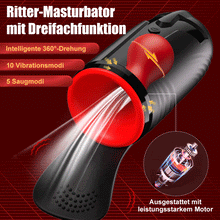 Laden Sie das Bild in den Galerie-Viewer, Kavallerist-10 Vibration 5 Oral Lutschen 3 Twisting Spinning Glans Training + Masturbation