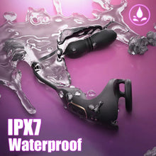 Laden Sie das Bild in den Galerie-Viewer, Prostata-Massagegerät mit 9 Stoß- und Vibrationsstufen und Hodenstimulator