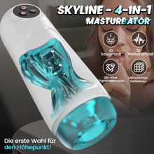 Laden Sie das Bild in den Galerie-Viewer, Skyline - 10 Saugen 10 Vibrieren Männlicher Masturbator