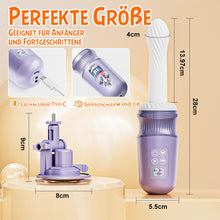 Laden Sie das Bild in den Galerie-Viewer, App-gesteuerte Stoß- und Heiz-Sexmaschine für G-Punkt- oder Analstimulation mit Beinschlaufen