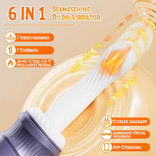 Laden Sie das Bild in den Galerie-Viewer, App-gesteuerte Stoß- und Heiz-Sexmaschine für G-Punkt- oder Analstimulation mit Beinschlaufen