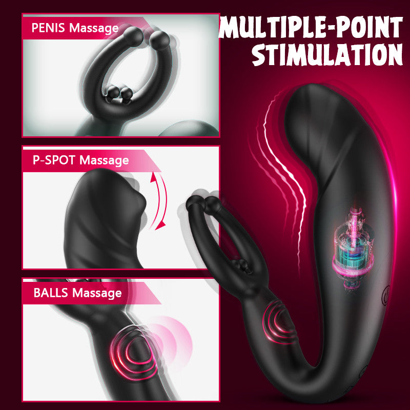 Mit Kugeln 9 Vibrationsmodi Prostata Anal vibratoren BIENE