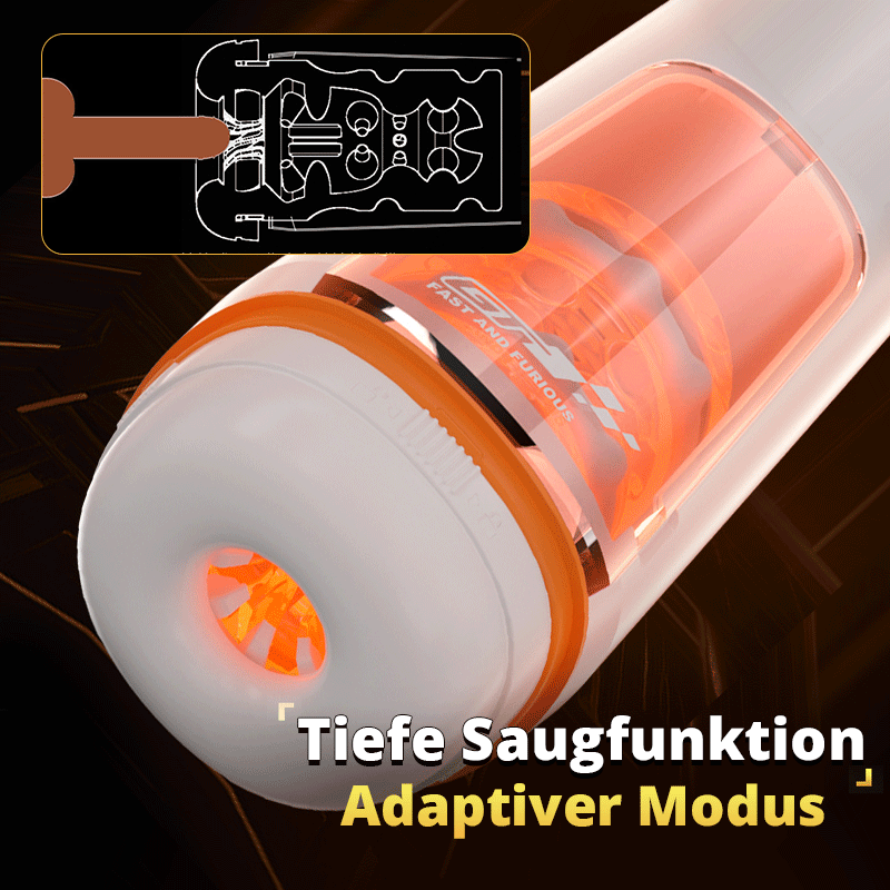 Vulcan - Pulse 9 Stoß- und Vibrationsmasturbatorbecher