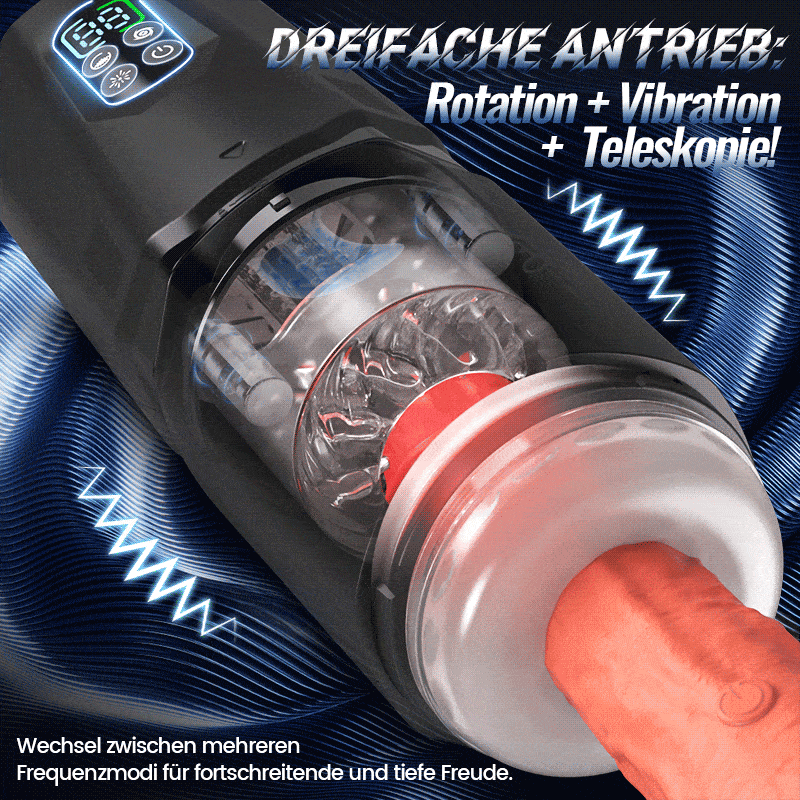 GripMax – Freihändiger Masturbator für Männer mit Saugnapfhalterung