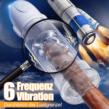 Laden Sie das Bild in den Galerie-Viewer, Launcher – Vibrations-Saug-Gerät mit transparentem Innenschlauch zur Penisvergrößerung und -erneuerung