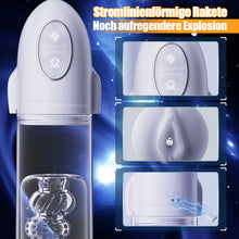 Laden Sie das Bild in den Galerie-Viewer, Launcher – Vibrations-Saug-Gerät mit transparentem Innenschlauch zur Penisvergrößerung und -erneuerung