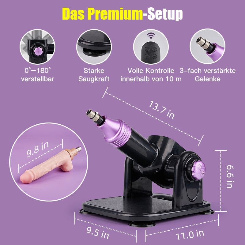 Thrust Master – 180° verstellbare Sexmaschine mit größerem Motor, Stoßfunktion, Sexspielzeug