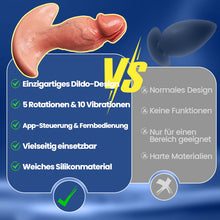 Laden Sie das Bild in den Galerie-Viewer, Levi – APP- &amp; Fernbedienungs-gesteuerter 360° rotierender, vibrierender Analplug / Anal-Dildo für Männer &amp; Frauen