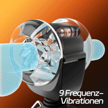 Laden Sie das Bild in den Galerie-Viewer, AssistPro 2.0 - 9 Vibrationen &amp; Schwingen &amp; Stoßen Hands-Free Hüftgurt-Strap-On Masturbator für Männ