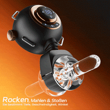 Laden Sie das Bild in den Galerie-Viewer, AssistPro 2.0 - 9 Vibrationen &amp; Schwingen &amp; Stoßen Hands-Free Hüftgurt-Strap-On Masturbator für Männ