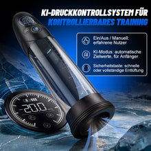 Laden Sie das Bild in den Galerie-Viewer, BathFun Pro - KI-druckgesteuerte 9-stufige Vakuum-Trainingspumpe mit LCD-Echtzeit-Druckanzeige, 58 dB Pumpe