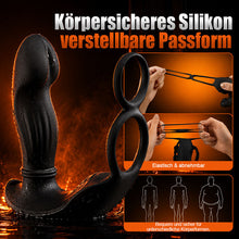 Laden Sie das Bild in den Galerie-Viewer, Hugo – Tragbarer Prostata-Massager mit Stoßbewegungen, Gurten sowie App- &amp; Fernbedienungs-Doppelsteuerung