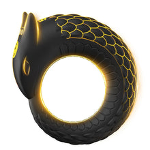 Laden Sie das Bild in den Galerie-Viewer, Dragon Thunder – Cock‑Ring mit 10 Vibrationsstufen, langlebiges Silikontoy