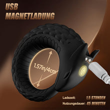 Laden Sie das Bild in den Galerie-Viewer, Dragon Thunder – Cock‑Ring mit 10 Vibrationsstufen, langlebiges Silikontoy