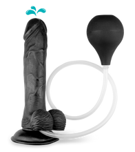 Laden Sie das Bild in den Galerie-Viewer, 23 cm langer Spritzdildo mit Saugnapf